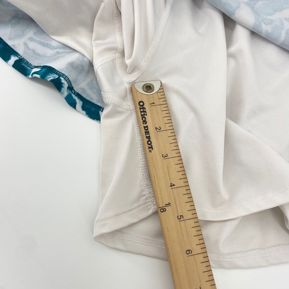 Tommy Bahama Racquet & Paddle Teal Floral Skort Tennis Golf Skirt Womens Medium - Picture 7 of 8